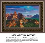 Ultra Surreal Terrain Cross Stitch Pattern Ultra Surreal Terrain Cross Stitch Pattern