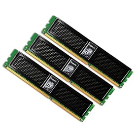 OCZ DDR3 PC3-10666 1333MHz Intel Extreme Edition XMP Ready Series 6GB Triple Channel Kits Optimized for X58