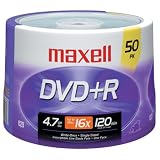 16x Write-Once DVD+R - 50 Disc Spindle