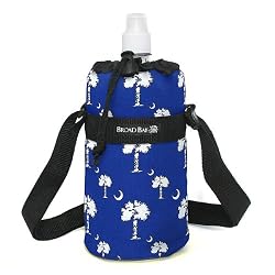 South Carolina Palmetto Water Bottle Holder Palmetto Moon Sport Bottles - GIFT IDEA for Fitness Golf Golfers Soccer Workout Gifts and Gift Ideas For Him Her Athletes Man Men, Women, Ladies Alumni Runners Joggers