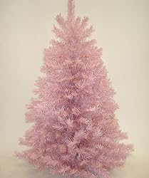 3' Pretty In Pink Wall Tree Or Door Christmas Tree - Unlit