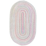 Capel Kidz Rugs Baby's Breath Chenille Braided Rug - Natural Size - 2 x 8 ft. Runner