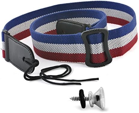 Moozikpro Ukulele Strap - Wide Adjustment Range &amp; Won't Slide During Playing