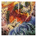 Simultaneous Visions Fine Art Giclee Poster Print by Umberto Boccioni, 16x16