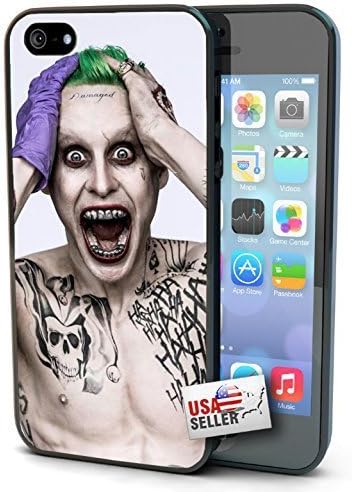 The Joker iPhone 5 / 5S case Leto Suicide Squad Batman (Black)