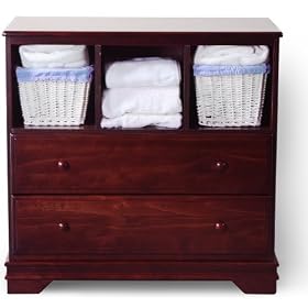 Chelsea 2-Drawer Changer in Cherry