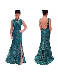 Sexy Cotton/Polyester Halter Lace Bandage Dress/Club Dress/Party Dress/Maxi Dress 