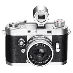 Minox DCC 5.1 Digitalkamera (5,1 Megapixel, 4-fach digitaler Zoom, 5,1 cm Display) schwarz/silber