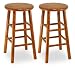 Kitchen & Housewares : Winsome Wood Assembled 24-Inch Cherry Finish Kitchen Stools, Set of 2