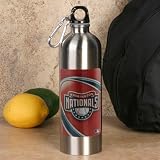 MLB Washington Nationals 750ml Stainless Steel Water Bottle w/ Carabiner Clip