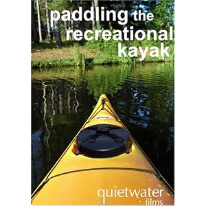 paddling the recreational kayak