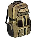 Tracker 60 Litre Travel Hiking Backpack - Khaki/Black