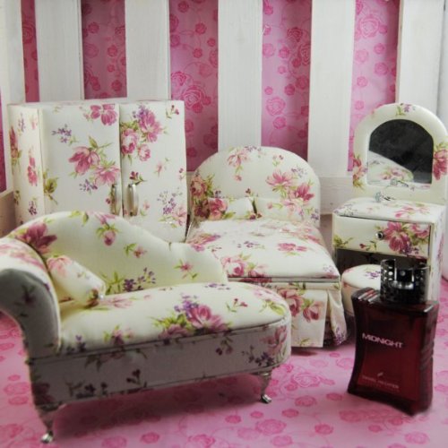 Pastoralism Floral New Style Furniture Jewelry Box Set, 5 in 1, Gift Idea