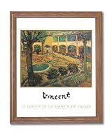 Vincent Van Gogh French Landscape Pond Wall Picture Oak Framed Art Print
