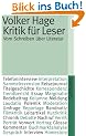 Kritik f�r Leser: Vom Schreiben �ber Literatur (suhrkamp taschenbuch)