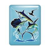 iPad Case Light Blue Sailfish Swordfish and Marlin Fishing
