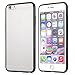 iPhone 6S Plus Case, Totallee Clearback Hybrid, Slim Shock Absorbing TPU Bumper and Clear Thin Hard Transparent Cover for iPhone 6 Plus / 6S Plus (Black)