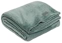 Columbia Coral Fleece Throw  50-Inch by 70-Inch, Water