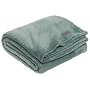 Columbia Coral Fleece Throw  50-Inch by 70-Inch, Water