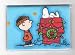 Debit Check Card Gift Card Drivers License Holder Made with Peanuts Snoopy Charlie Brown Christmas Fabric