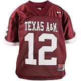 Nike Texas A&M Aggies #12 Maroon Toddler Replica Football Jersey