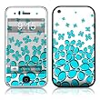Daisy Field - Teal Design Protector Skin Decal Sticker for Apple 3G iPhone / iPhone 3GS 3G S