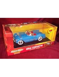 #36833 Ertl American Muscle 50th Anniversary 1954 Corvette,Blue 1/18 Scale Diecast