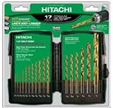 Hitachi 728173 14-Piece Titanium Drill Bit Set