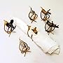 Napkin Holder Rings Banana Fiber 6-Set Jungle Anim&hellip by Bamboula