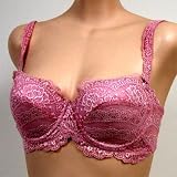 Venus Pink Demi Convertible Strapless Bra #0560 sz 36C