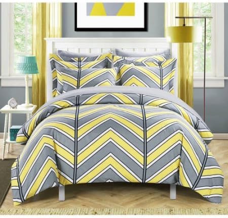 Dallas 3-Piece Bedding Duvet Cover Set Queen - Yellow
