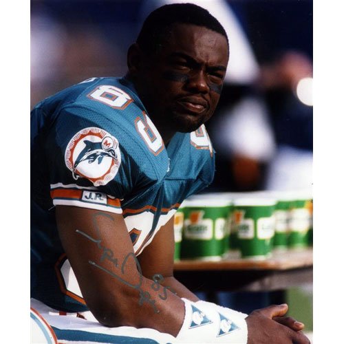 Mark Duper Autographed Miami Dolphins (Bench Shot) 8x10 Photo