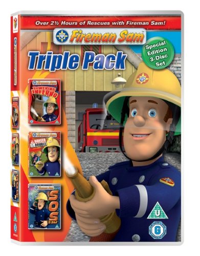Fireman Sam - CGI triple pack Towering Inferno / Danger By The Double / S.O.S. Sam [DVD]