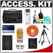 Cameta Incognito Deluxe Gadget Bag + Spare D-LI50 Battery for Pentax + Full-Size Tripod + Cameta Accessory Kit - for Pentax K10D & K20D Digital SLR Cameras