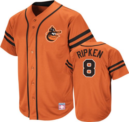 Cal Ripken Jr. Baltimore Orioles Majestic Cooperstown Heater Jersey