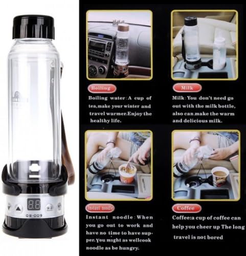 Electric Car-based Heating Cup Kettle for Travel and Business Trip Outdoor