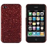 Red Sparkles Case for Apple iPhone 4, 4S (AT&T, Verizon, Sprint)