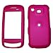 Hot Pink Rubberized Case Cover Protective SNAP-ON for Samsung A877 Impression