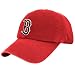 Boston Red Sox Franchise Fitted Baseball Cap (Red, Medium)