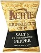 Kettle Krinkle Cut Chips, Salt & Fresh Ground Pepper, 2-Ounce Bags (Pack of 24) Kettle Krinkle Cut Chips, Salt & Fresh Ground Pepper, 2-Ounce Bags (Pack of 24)