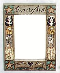 Dollhouse Miniature "Noah's Ark" Childrens Mirror