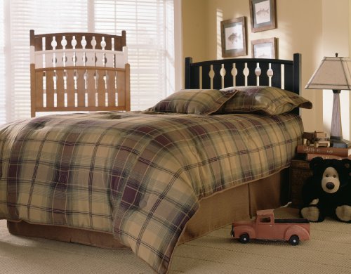 Fashion Bed Group Larson Full/Queen Size Headboard in Walnut Finish