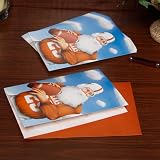 NCAA Texas Longhorns Football 12-Pack Christmas Cards-