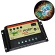 HQRP 10A 12V / 24V Solar Regulator Charge Power Controller 10 Amp 150W for Solar Street Light Systems plus HQRP Coaster