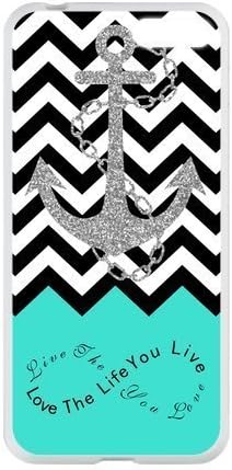 Turquoise Live the Life You Love Love the Life You Live White Black Chevron &amp; Anchor Plastic Case For Amazon Fire Phone Black or White For Choice
