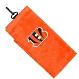 Cincinnati Bengals Orange Embroidered Golf Towel