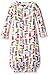 Mud Pie Baby Girl Convertible Sleepwear Gown, Multi, 0-3 Months
