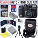 Canon Powershot G10 14.7MP Digital Camera + 8GB Deluxe Accessory Kit