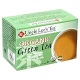 Uncle Lee's Tea, Organic Green Tea, 20-Count (Pack of 6)
