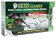 Electronic Brain Games with 6 Puzzle Books